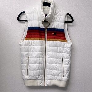 Aviator Nation Puffer Vest - White